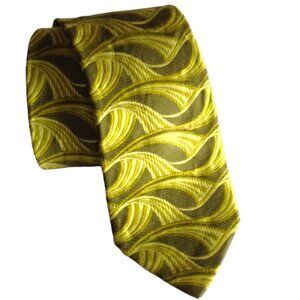 Ted Baker London 100% Silk Green Men's Necktie Accessories